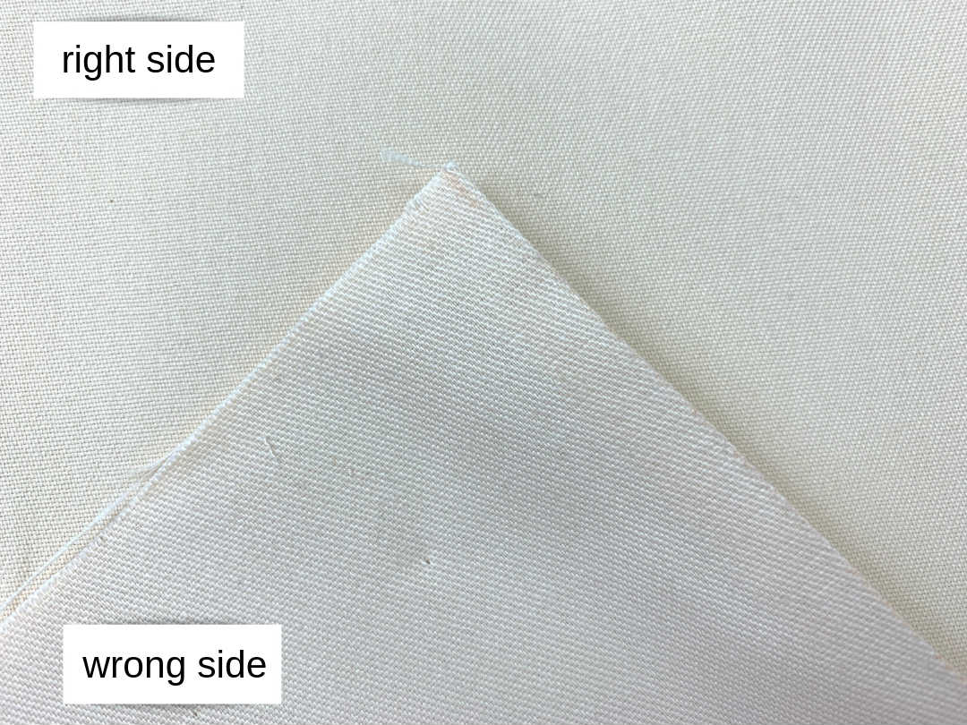 Right Side vs. Wrong Side of Fabric The Ruffled Purse®