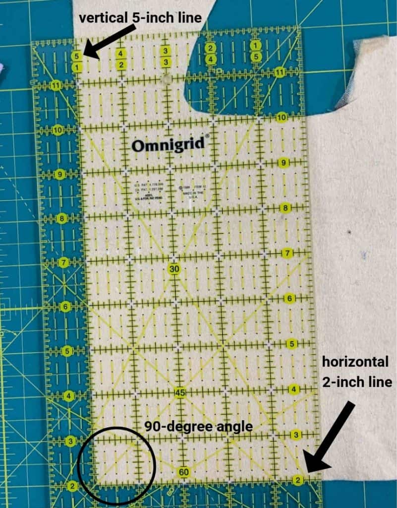 Using lines on ruler use lines on ruler