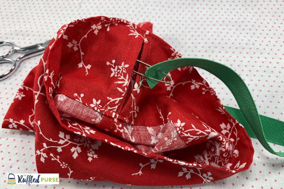 Drawstring Casing Sewing How to Sew a Drawstring Bag - The Ruffled Purse®