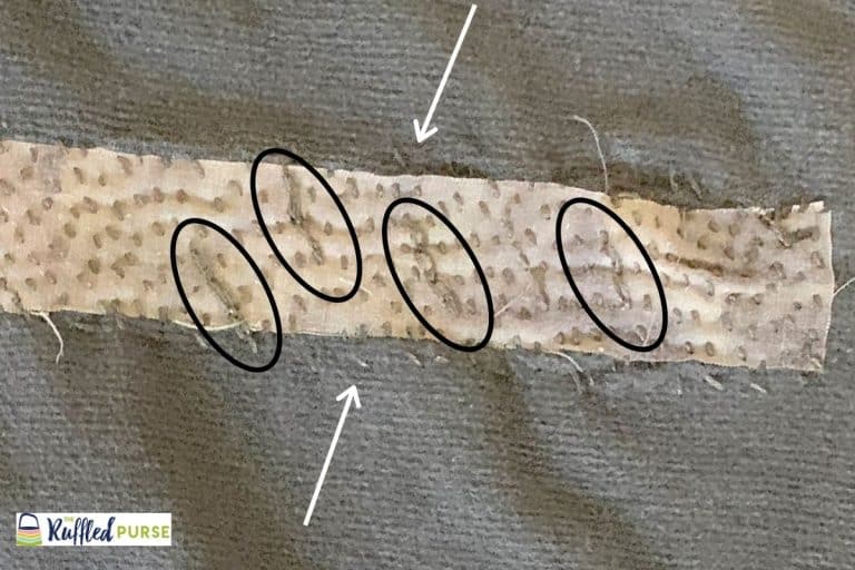 How To Fix A Rip In Pants The Ruffled Purse 