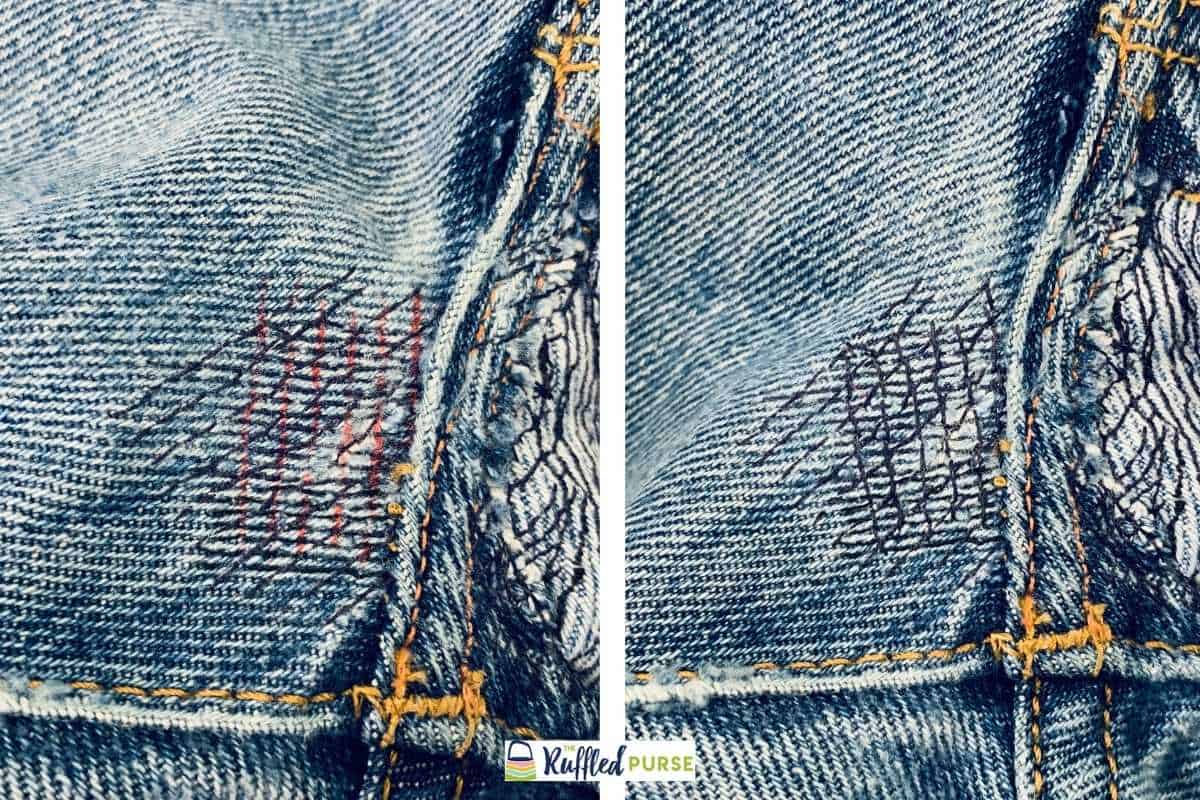 How to Fix Crotch Holes in Jeans The Ruffled Purse®