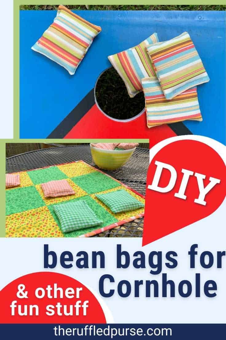 How to Make Bean Bags for Cornhole The Ruffled Purse®