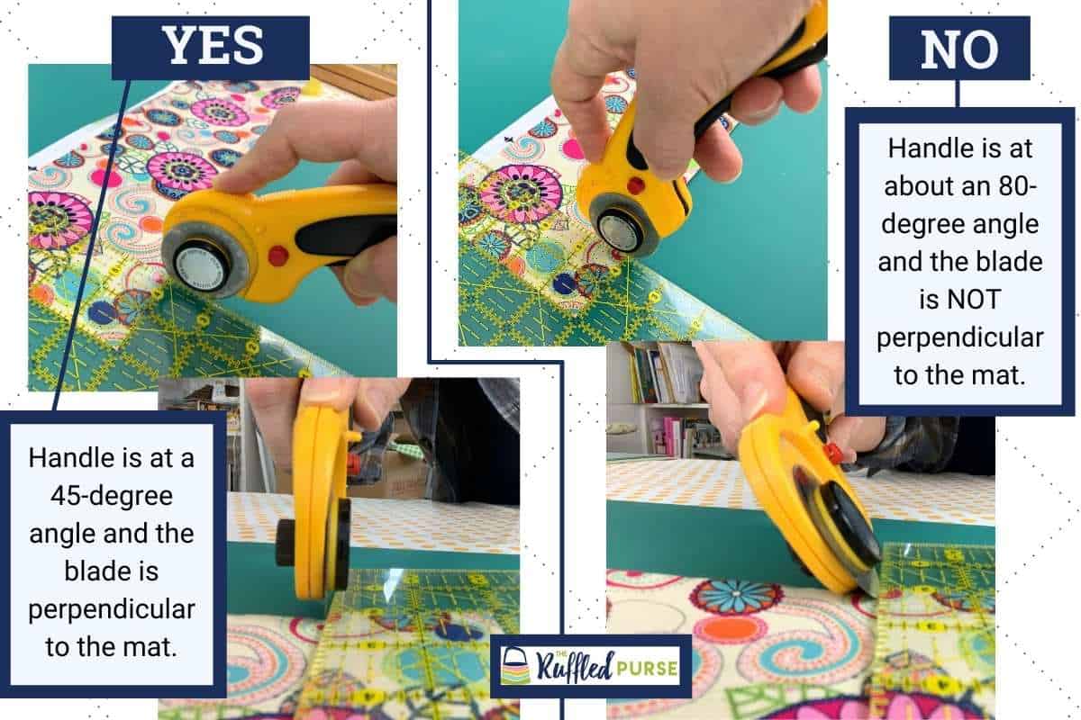 How to Use a Rotary Cutter The Ruffled Purse®