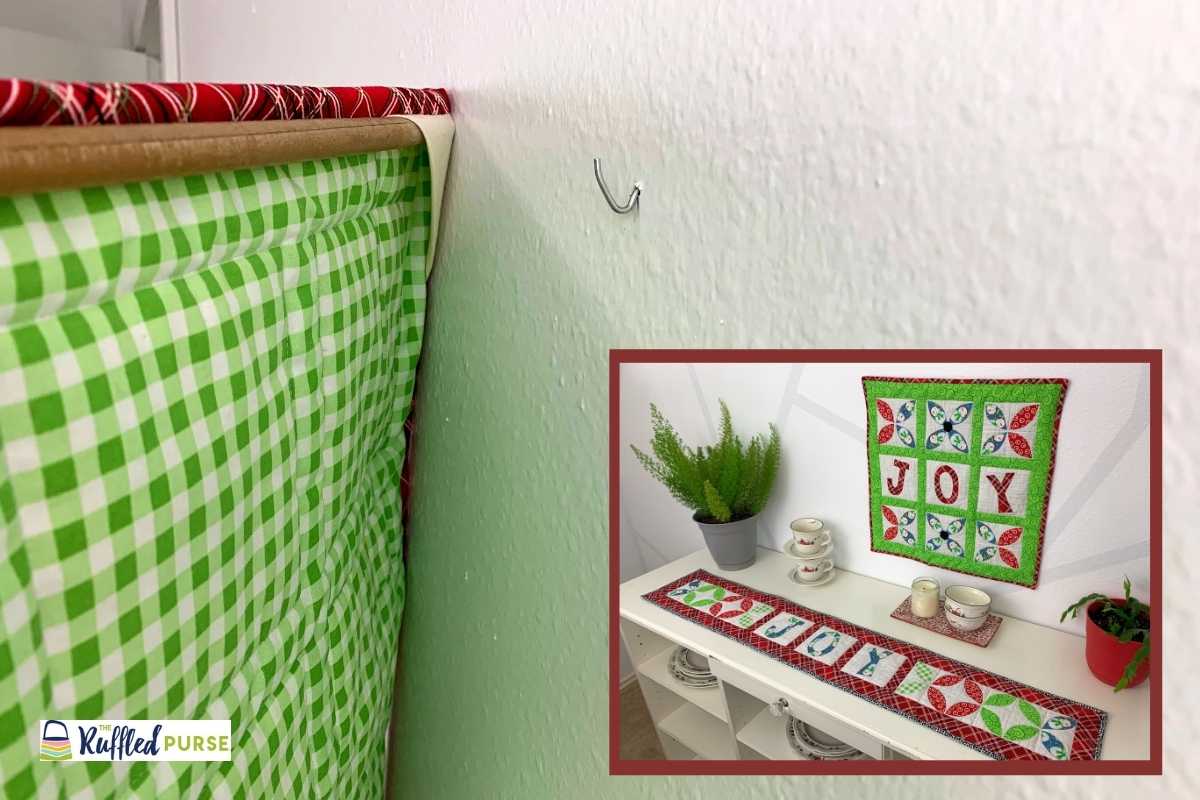 How to Hang a Quilt on the Wall The Ruffled Purse®