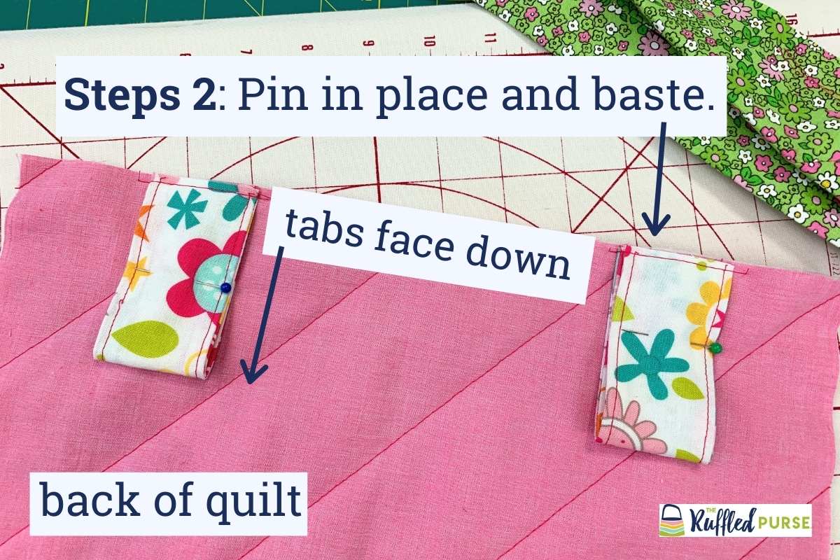 How to Hang a Quilt with a Dowel Rod and Tabs The Ruffled Purse®