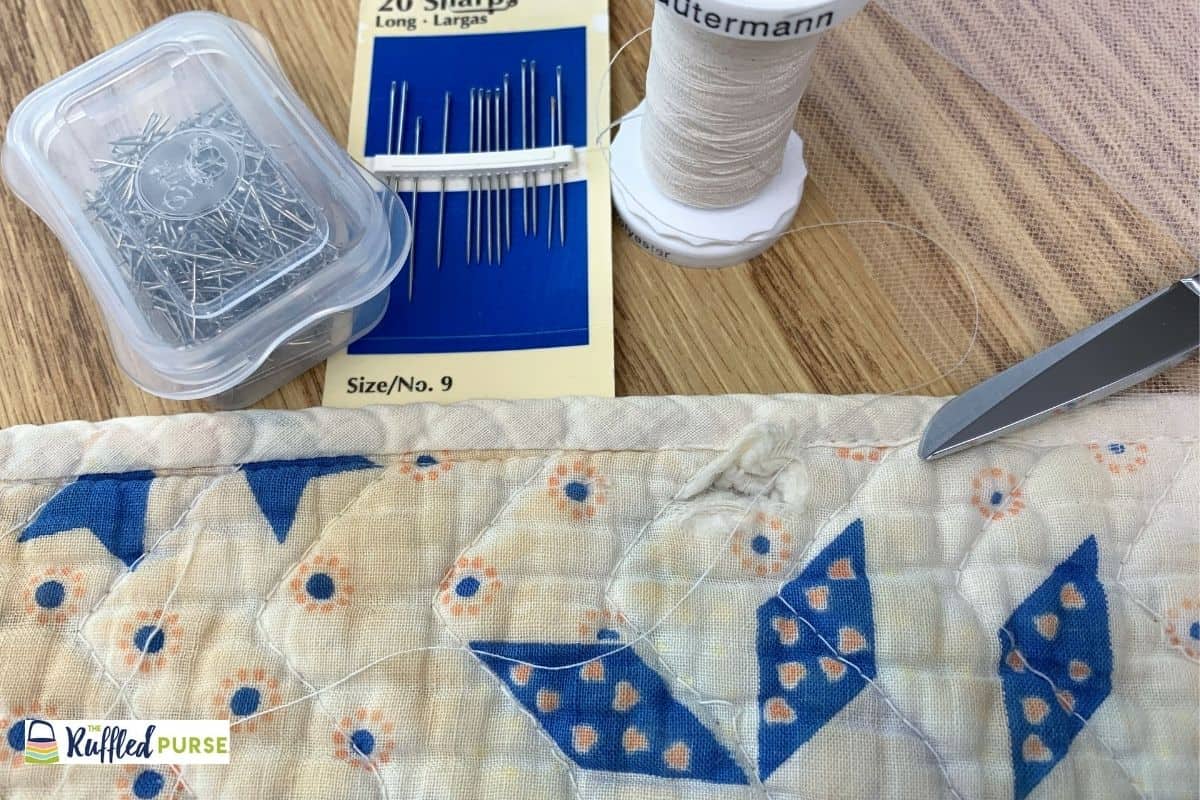 DIY Quilt Repair The Ruffled Purse®