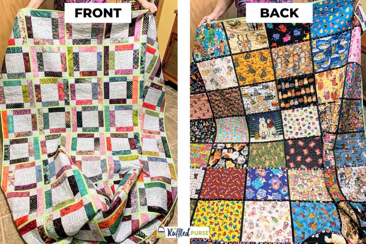 An Easy Quilt as You Go Technique The Ruffled Purse®