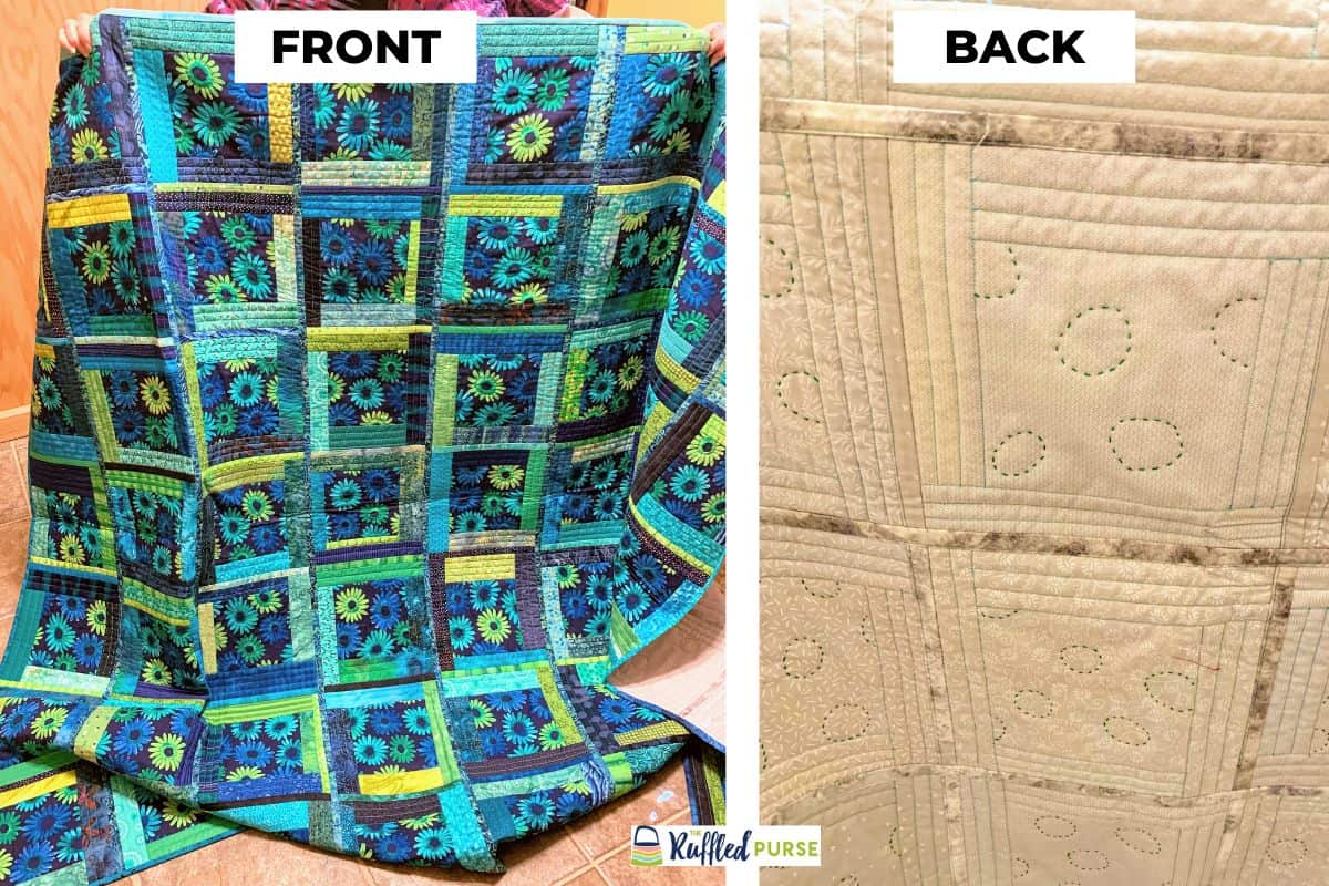 An Easy Quilt as You Go Technique The Ruffled Purse®