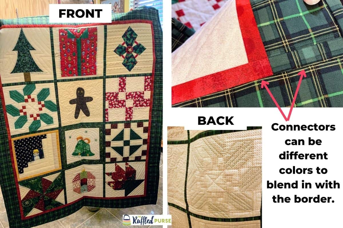 An Easy Quilt as You Go Technique The Ruffled Purse®