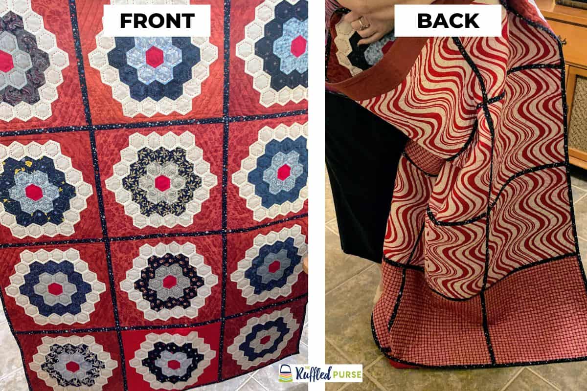 An Easy Quilt as You Go Technique The Ruffled Purse®