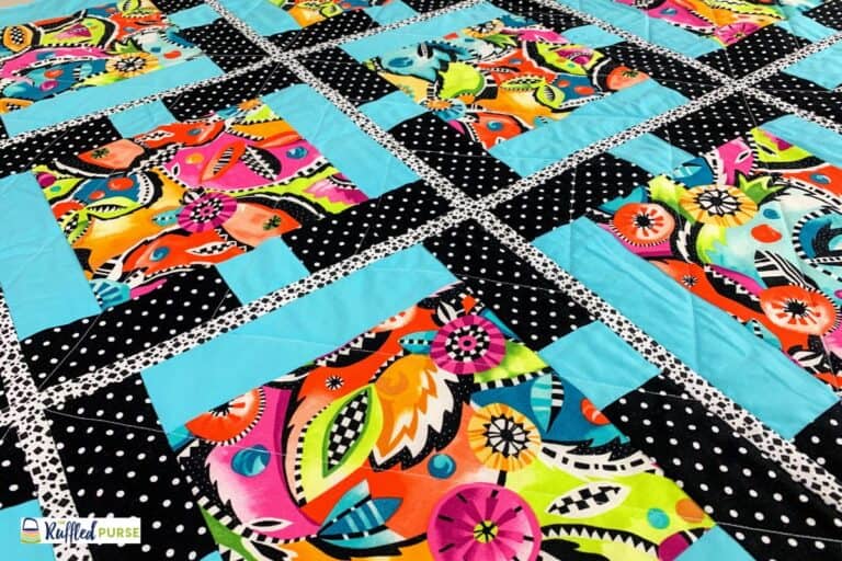 An Easy Quilt as You Go Technique The Ruffled Purse®