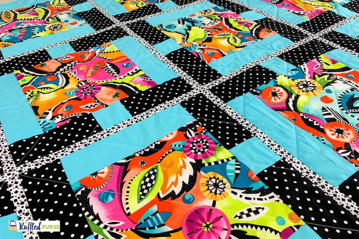 An Easy Quilt as You Go Technique The Ruffled Purse®
