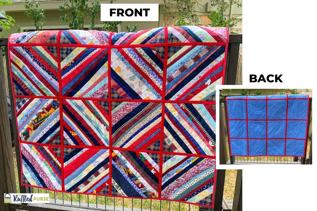 An Easy Quilt as You Go Technique The Ruffled Purse®