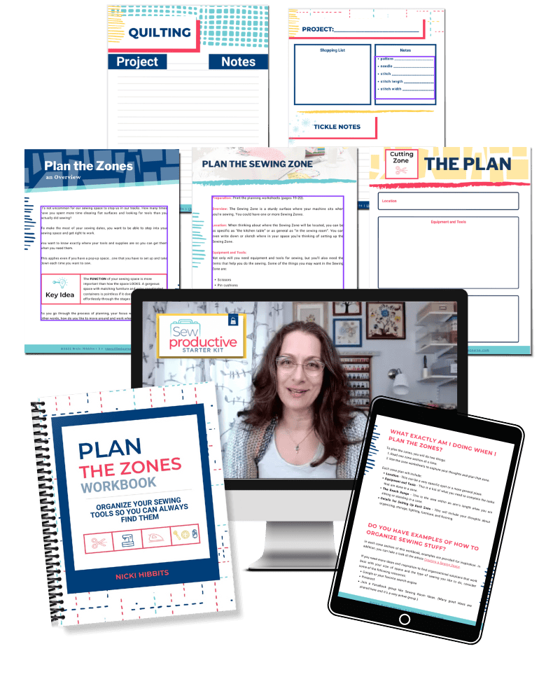 Image of product. Includes computer screen, worksheets, and a mockup of Plan the Zones.