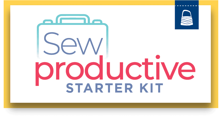 Sew Productive Starter Kit logo with yellow border